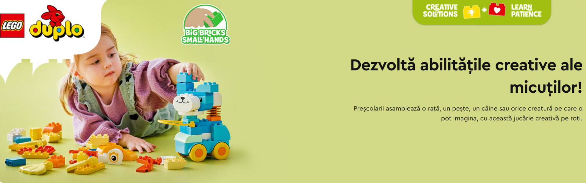 LEGO DUPLO Animale pe roti 3 in 1